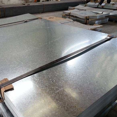 O aço de folha de S220GD JIS G3312 galvanizou a folha cortada do soldado da borda galvanizou 1500mm Z100