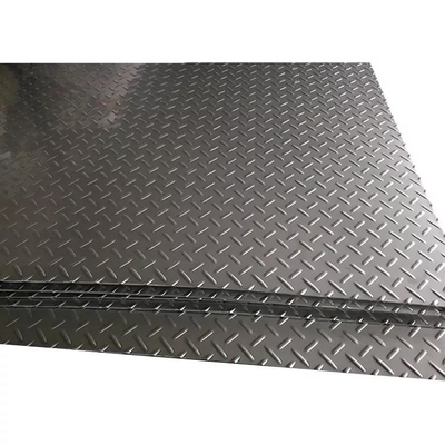 Q235 galvanizou folha de metal Chequered da placa do verificador de 3M-6m PPGI da placa do metal