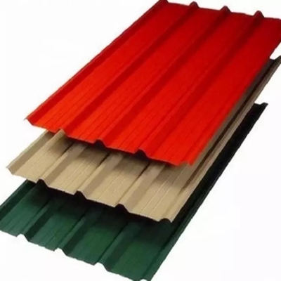 A folha revestida da placa da cor de PPGI galvanizou o telhado vermelho do EN de 0.12-3mm