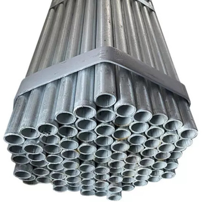 Tubo galvanizado laminado a alta temperatura ISO9001 100-600mm da tubulação de Q235b para utensílios de mesa