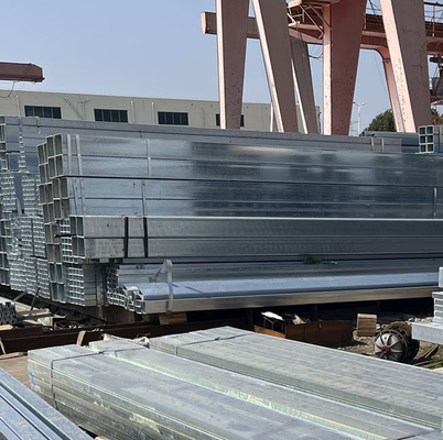 Q235 Q345 com você tubulação de aço da estrutura do comprimento da tubulação 6m do quadrado do ferro galvanizado