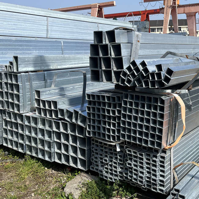 Q235 Q345 com você tubulação de aço da estrutura do comprimento da tubulação 6m do quadrado do ferro galvanizado