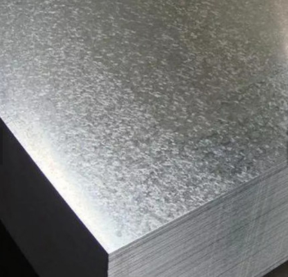 S250GD S550GD ASTM galvanizou a chapa metálica de aço 4x8 0.12MM-4.5MM