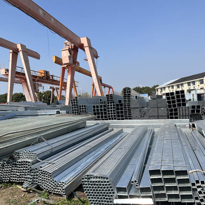 a tubulação revestida do soldado quadrado de 600mm galvanizou o aço de aço do miliampère dos preços da tubulação do quadrado