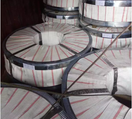 A tira de aço principal galvanizou a tira do ferro G90 galvanizado para a máquina espiral do canal