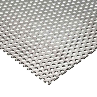 o furo de 1mm galvanizou metal perfurado Mesh Sheet Perforated Aluminum Sheet