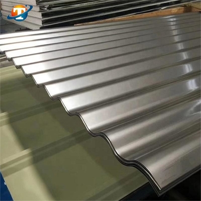 O telhado telha metal que ondulado a folha de alumínio galvanizou os painéis ondulados do telhado do metal