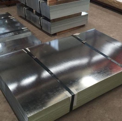Z30 o mergulho quente galvanizado mergulhado quente da folha DINEN 10142 2000mm DX53D DX54D galvanizou a placa de aço
