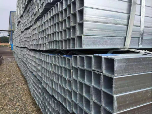 A tubulação galvanizada quente de JIS ASTM galvanizou o tubo de aço retangular Q235 Q345 3mm