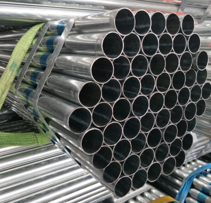 Tubulação galvanizada quente de ASTM 2 polegadas 3 polegadas 4 polegadas 5 polegadas tubulação galvanizada mergulhada quente de um soldado de 6 polegadas