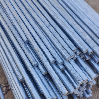 Barra redonda galvanizada laminada a alta temperatura galvanizada aço 2mm-500mm de barra de metal do ISO miliampère de ASTM
