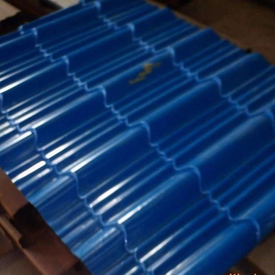 Z30 - Z40 Chapa Corrugada Revestida para Construção de Telhados Folha 0,12 - 0,13mm