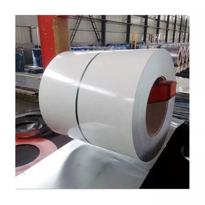 Bobina de aço galvanizado pré-pintado branco PPGI 0,4 mm 9016