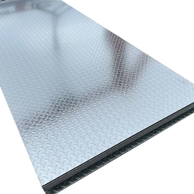 Zero folhas quadriculados galvanizadas lantejoula do SOLDADO laminado a alta temperatura quadriculado do rolo da placa de aço