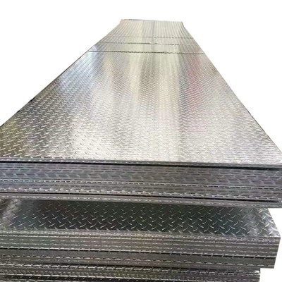Zero folhas quadriculados galvanizadas lantejoula do SOLDADO laminado a alta temperatura quadriculado do rolo da placa de aço