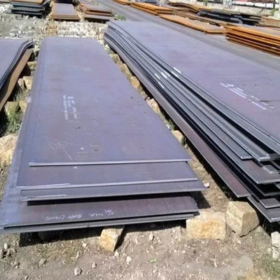 Placa de aço laminada a alta temperatura S235JR S275JR S355JR 8,0 - 100mm 2m - 12m de chapa de aço da hora