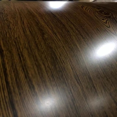 A cor de mármore de madeira de PPGI revestiu a bobina de aço 1250mm PPGL A755 para a decoração da casa