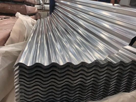 A cor do telhado do zinco revestiu a folha para passar o soldado de aço galvanizado do metal corrugou 2000mm