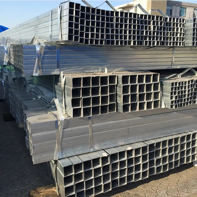 ERW Tubos de aço galvanizado Q195 Rectangular GI oculto 630mm