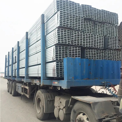 ERW Tubos de aço galvanizado Q195 Rectangular GI oculto 630mm