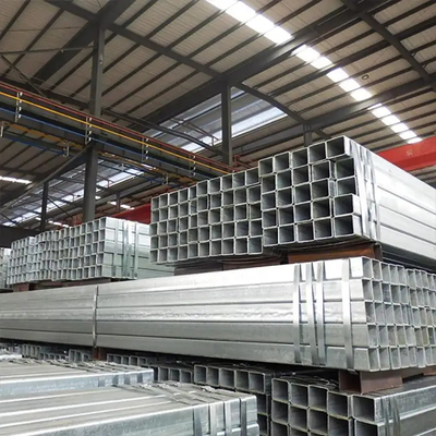 Tubo galvanizado de aço galvanizado Q235 Q345 quadrado 30*30 50*50 100*100 tubos laminados a quente