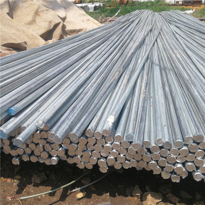 Q235 Q345 Barra redonda galvanizada 10 mm 25 mm resistente ao desgaste Engenharia Mecânica