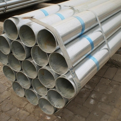Q345 Tubos redondos de aço galvanizado a quente de alta tenacidade para gás natural