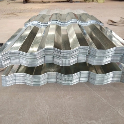 Q215 Q235 Q275 Chapa corrugada de aço galvanizado revestida de zinco