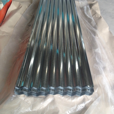 Q215 Q235 Q275 Chapa corrugada de aço galvanizado revestida de zinco