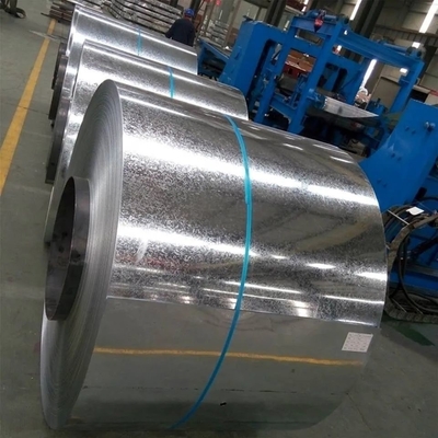 DX53D DX54D bobina galvanizada de imersão a quente espangular regular 0,12-2mm telhado