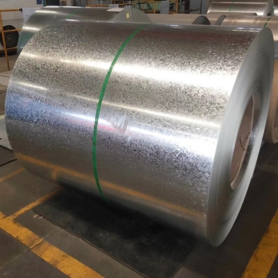 DX53D DX54D bobina galvanizada de imersão a quente espangular regular 0,12-2mm telhado