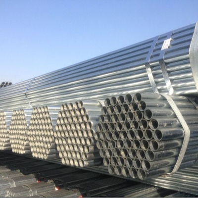 Q235 Q195 Q215 Tubo galvanizado redondo 3 polegadas 4 polegadas Soldadura personalizada em construção
