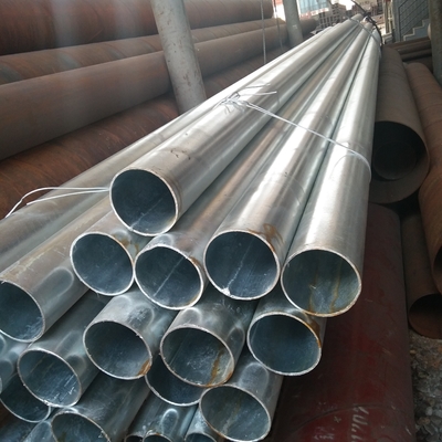 Astm A53 B Tubos redondos galvanizados 20# Q235a Q345b Sem costura Dn15 Dn20 Anticorrosivo