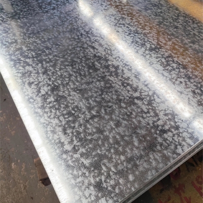 DX52D S220GD S250GD Folhas de telhado galvanizadas 26 Gauge Z180 Hot Dip 0.2-4mm Anticorrosion