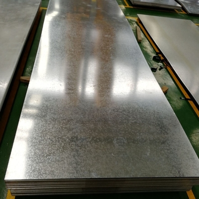 DX52D S220GD S250GD Folhas de telhado galvanizadas 26 Gauge Z180 Hot Dip 0.2-4mm Anticorrosion