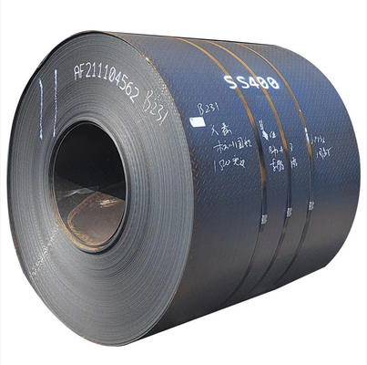 Cobre de aço de carbono preto HR Ss400 Q235 Q345 SPHC Cobre de aço de carbono mergulhado a quente HRC