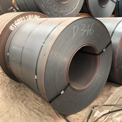 Q235 Q345 40Cr 16mn HR bobina de aço bobina de aço carbono laminada a quente 1000-1500mm Largura para construção