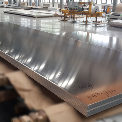 Placa de alumínio/folha aluminizada de liga ASTM 5083 H116 5052 5083 espessura 1 mm 2 mm