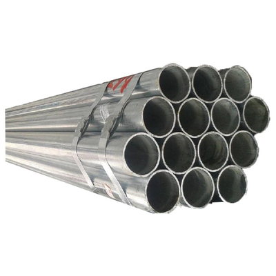 Tubo de aço galvanizado Q195 Q345 a quente 5,8 m 6 m 12 m comprimento redondo/quadrado/retângulo