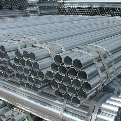 ISO9001 Q195 Q345 Material Tubo de aço galvanizado a quente para construção