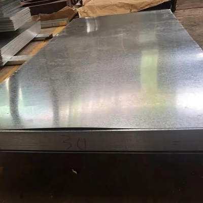 26 28 calibre Chapa de aço galvanizado revestida de zinco de 0,3 mm Amostra Fornecida JIS
