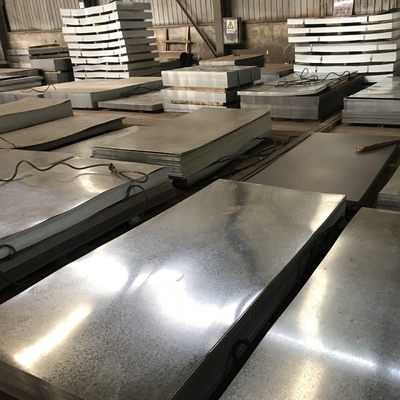 Z275 DX51D Chapa de aço galvanizado de espessura de 2 mm