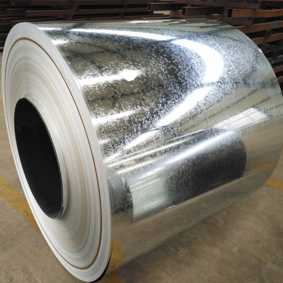 Z180 DX51D bobina de aço galvanizado de alta resistência 600 mm largura espangular regular