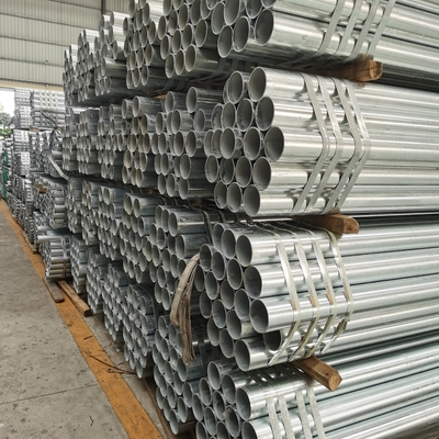 Tubo de aço galvanizado de diâmetro exterior de 28 mm ASTM A572 para materiais de andaimes