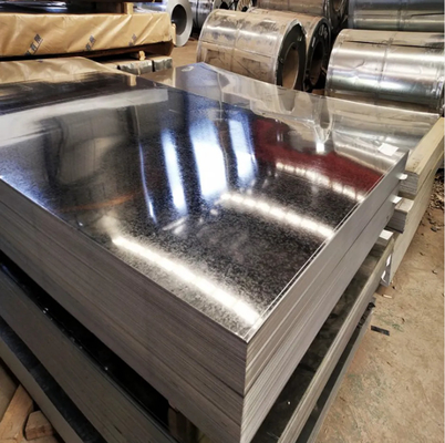 Material de construção revestido com zinco