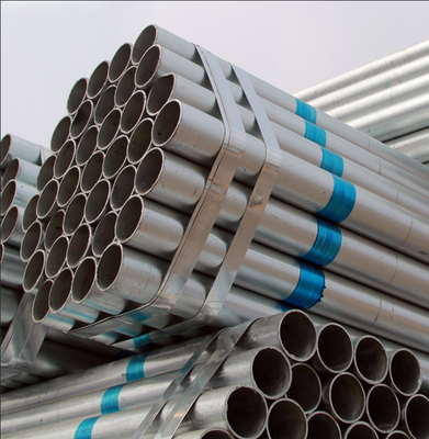 DIP Dx51d SGCC Sgcd Secc Tubo de aço galvanizado 0,8-12mm Espessura Tubo de aço pré-galvanizado para construção