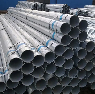 DIP Dx51d SGCC Sgcd Secc Tubo de aço galvanizado 0,8-12mm Espessura Tubo de aço pré-galvanizado para construção