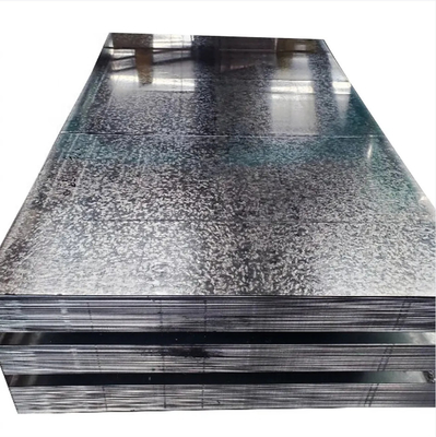 Folha de aço galvanizado Dx51d SGCC Spgc 4FT X 8 FT 0.1 - 3mm espessura Impressão anti-dedos